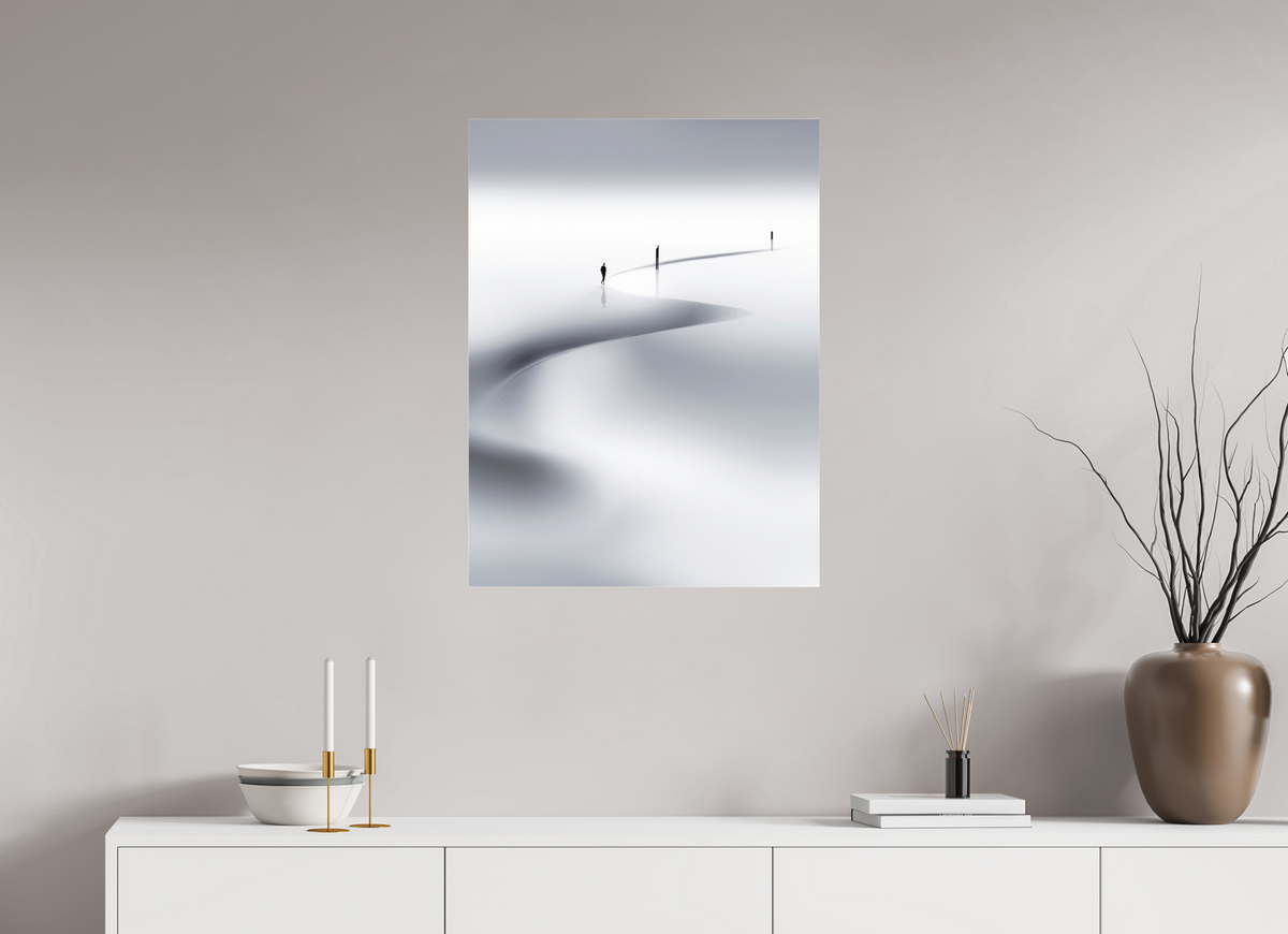 60 x 80 cm, Fine Art Pigmentdruck hinter Acrylglas Weg der Gezeiten