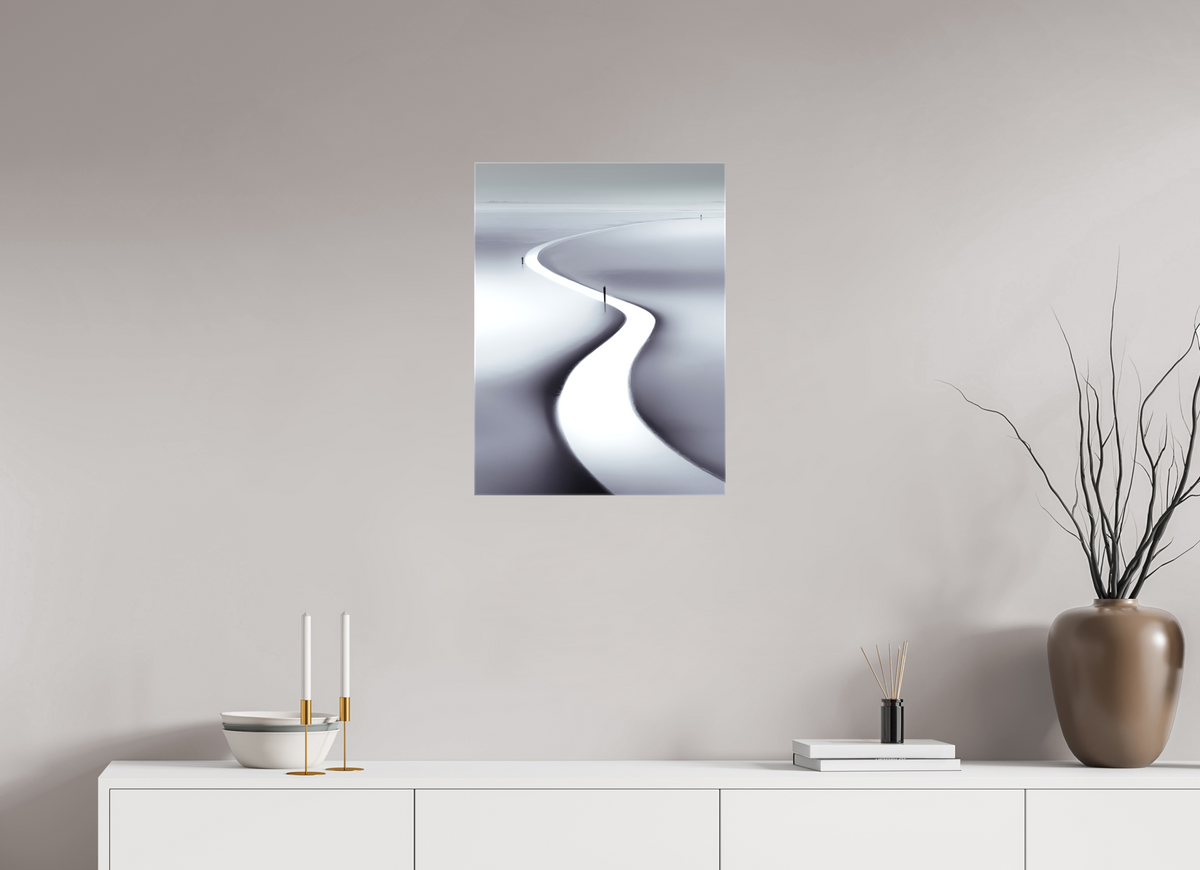 45 x 60 cm, Leinwand glänzend Wattenmeer-103