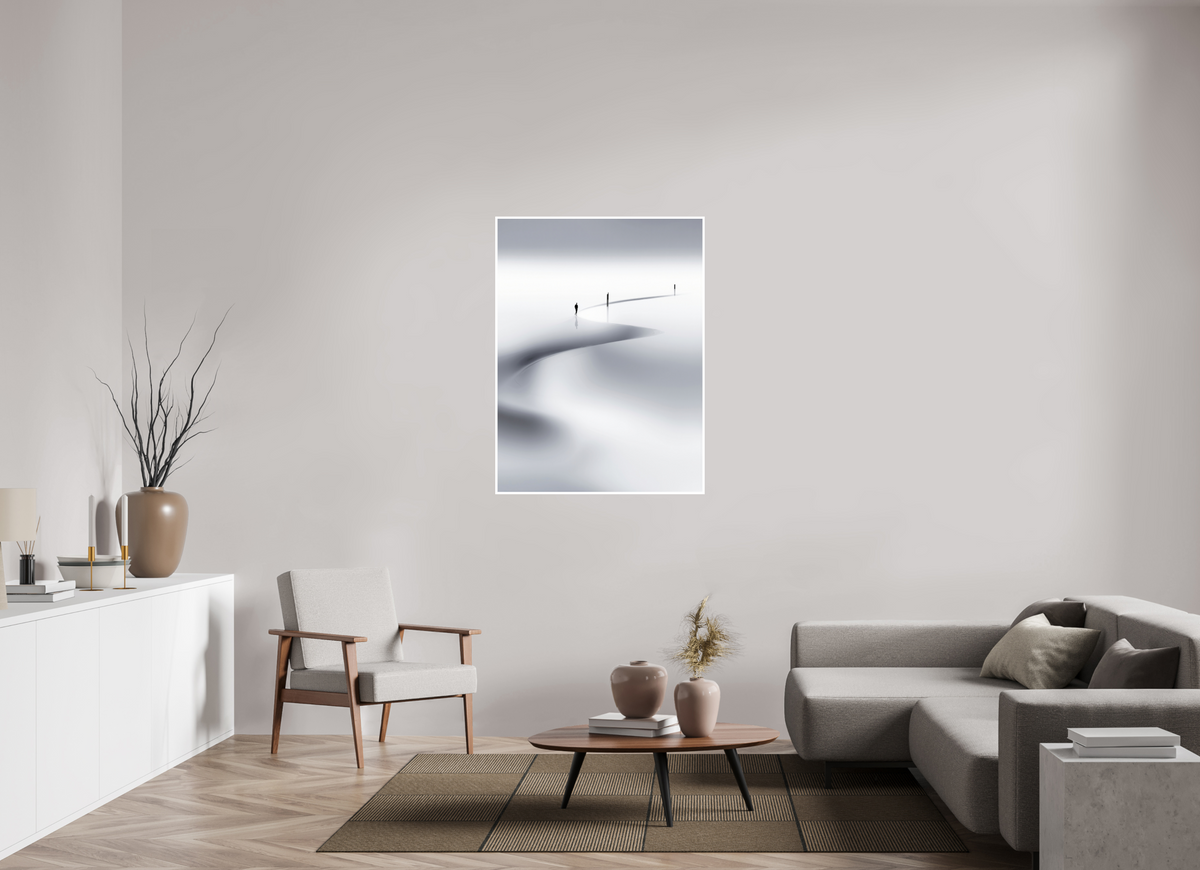 90 x 120 cm, Fine Art Print Hahnemühle Baryta Weg der Gezeiten