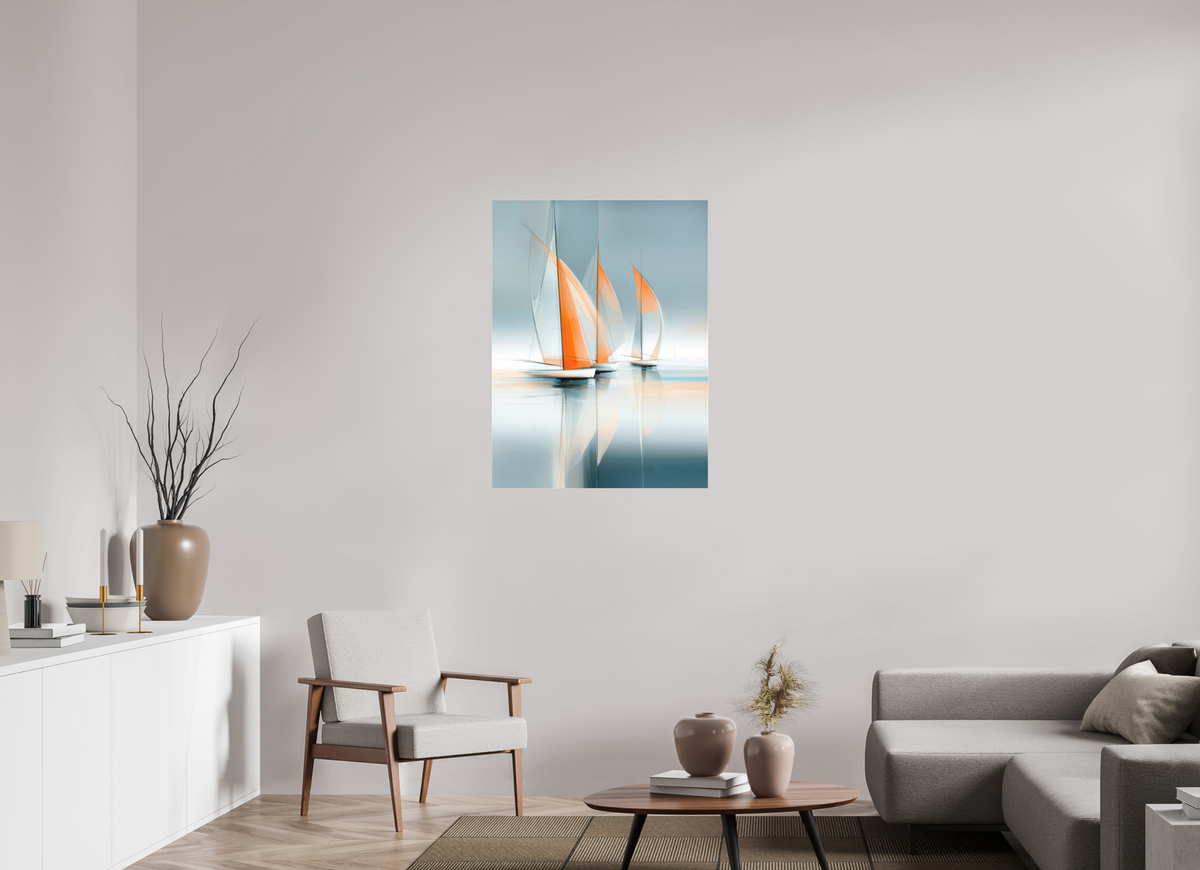 75 x 100 cm, Fine Art Pigmentdruck hinter Acrylglas Linien im Wind