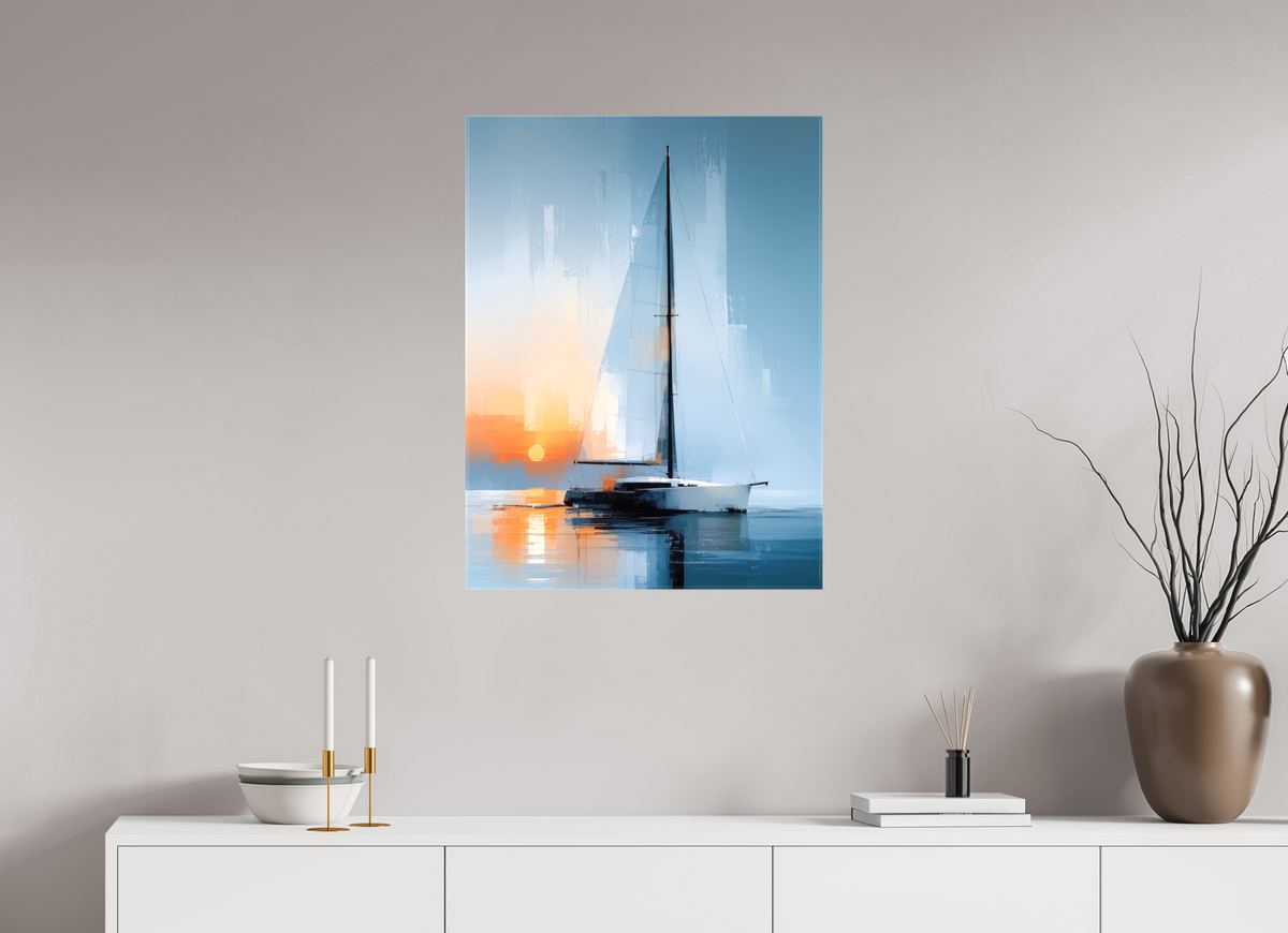 60 x 80 cm, Leinwand glänzend Stille Passage