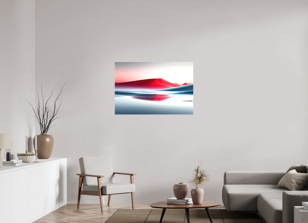 105 x 70 cm, Leinwand glänzend Im Fluss der Formen