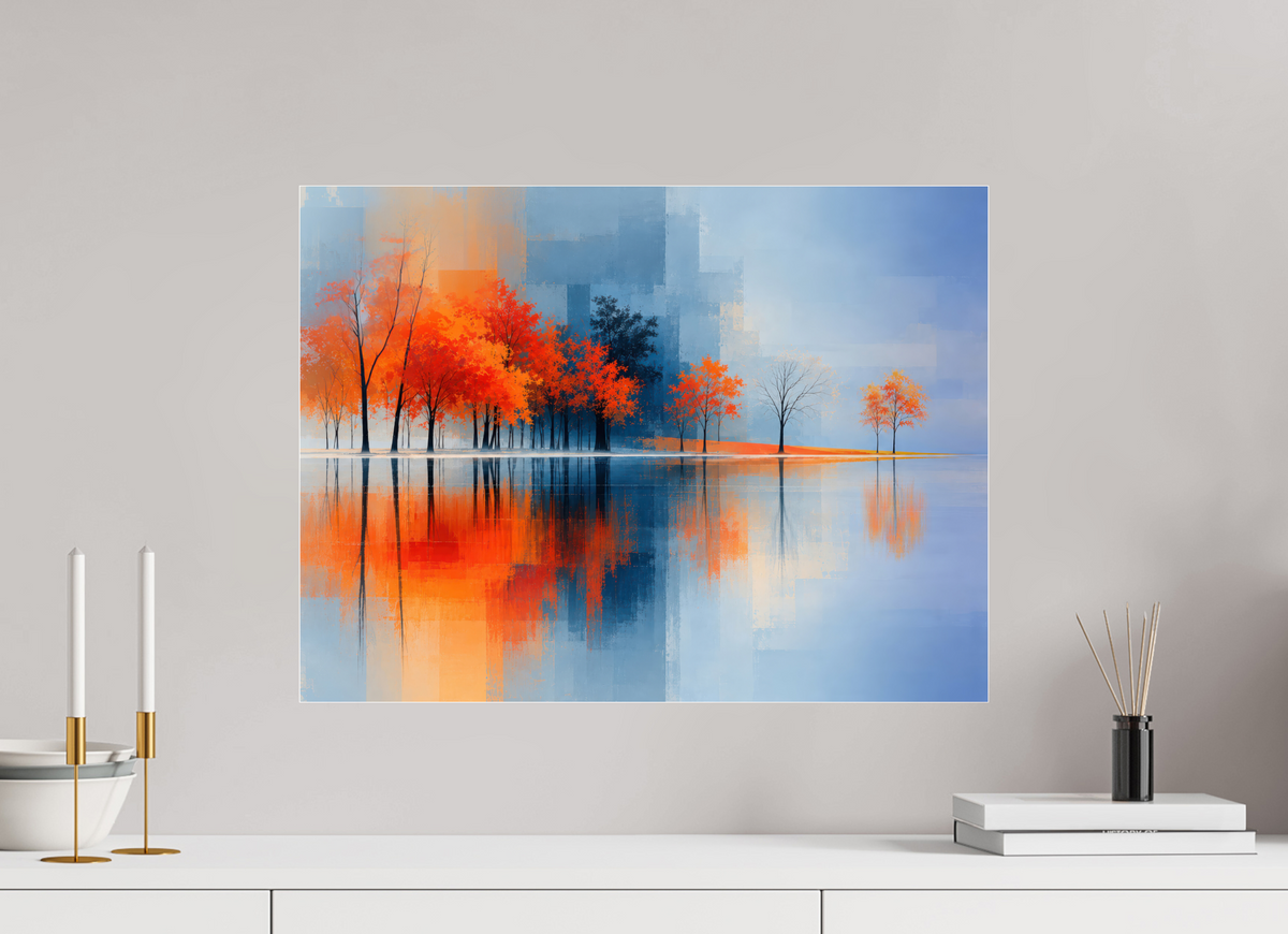 60 x 45 cm, Acrylglas glänzend standard Uferglut