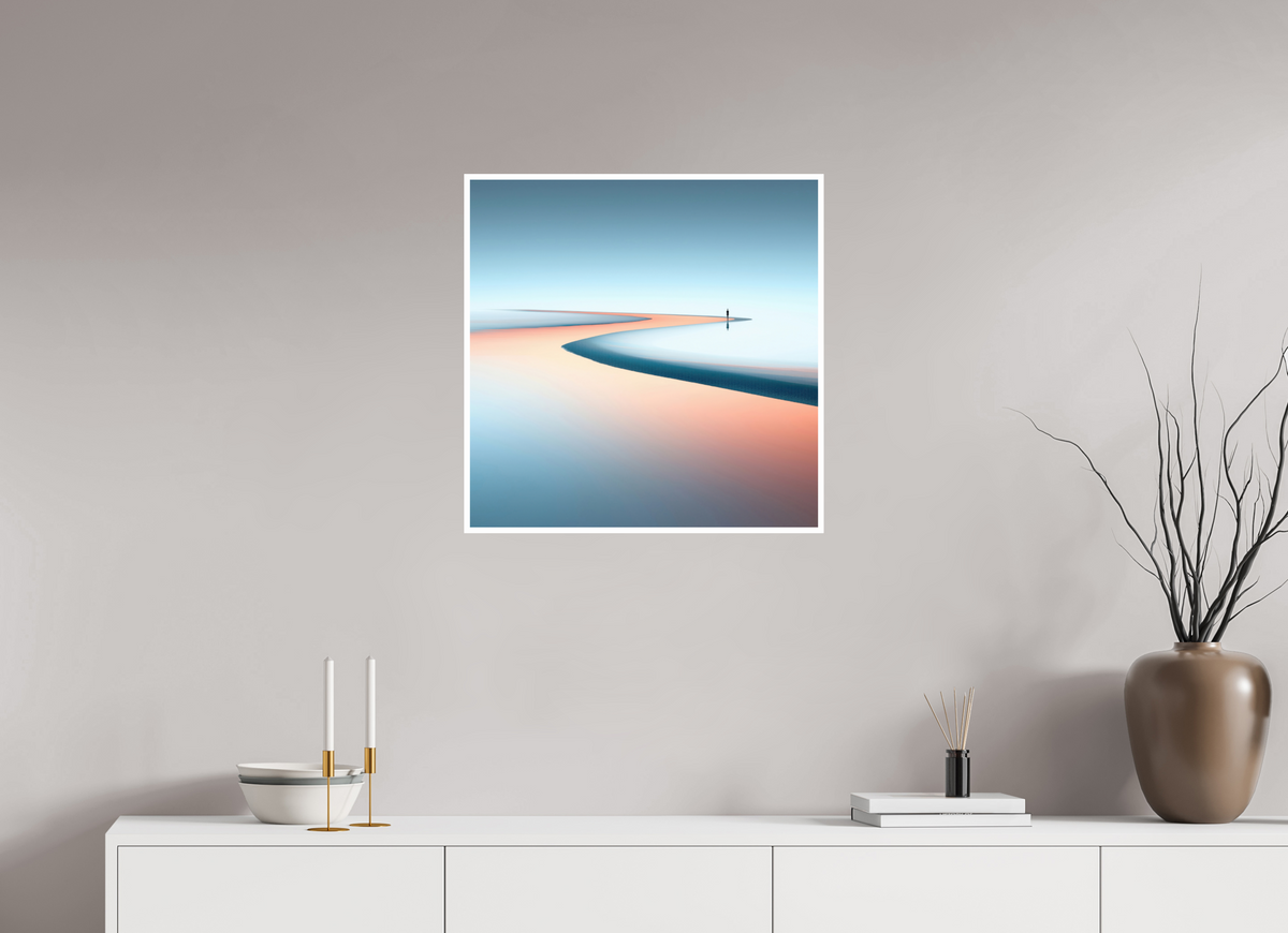 60 x 60 cm, Fine Art Print Hahnemühle Baryta Am Rand der Unendlichkeit