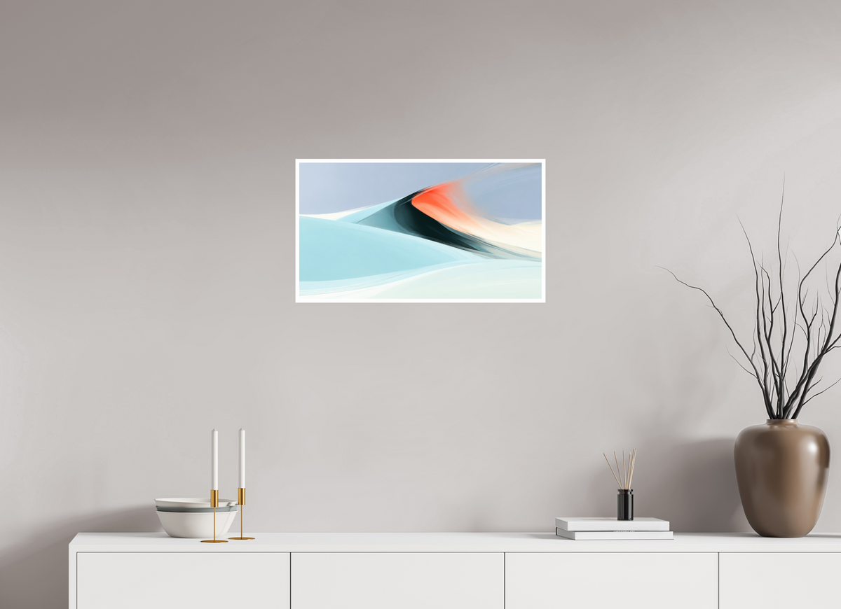 64 x 36 cm, Fine Art Print Hahnemühle Baryta Licht über der Düne