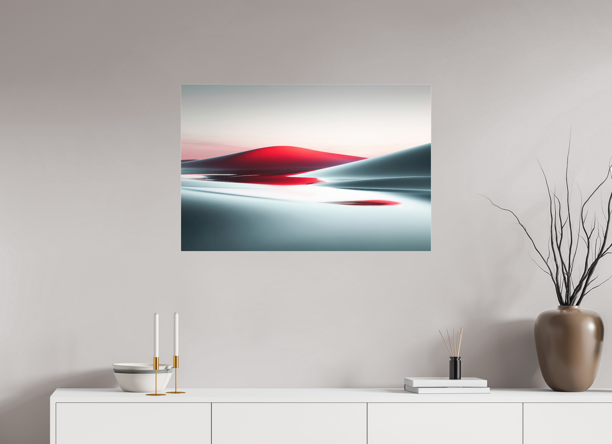 90 x 60 cm, Fine Art Pigmentdruck hinter Acrylglas Die Stille der Dünen-06—Wandkunst, Fine Art Print, Leinwand, Acryldruck, Alu-Dibond