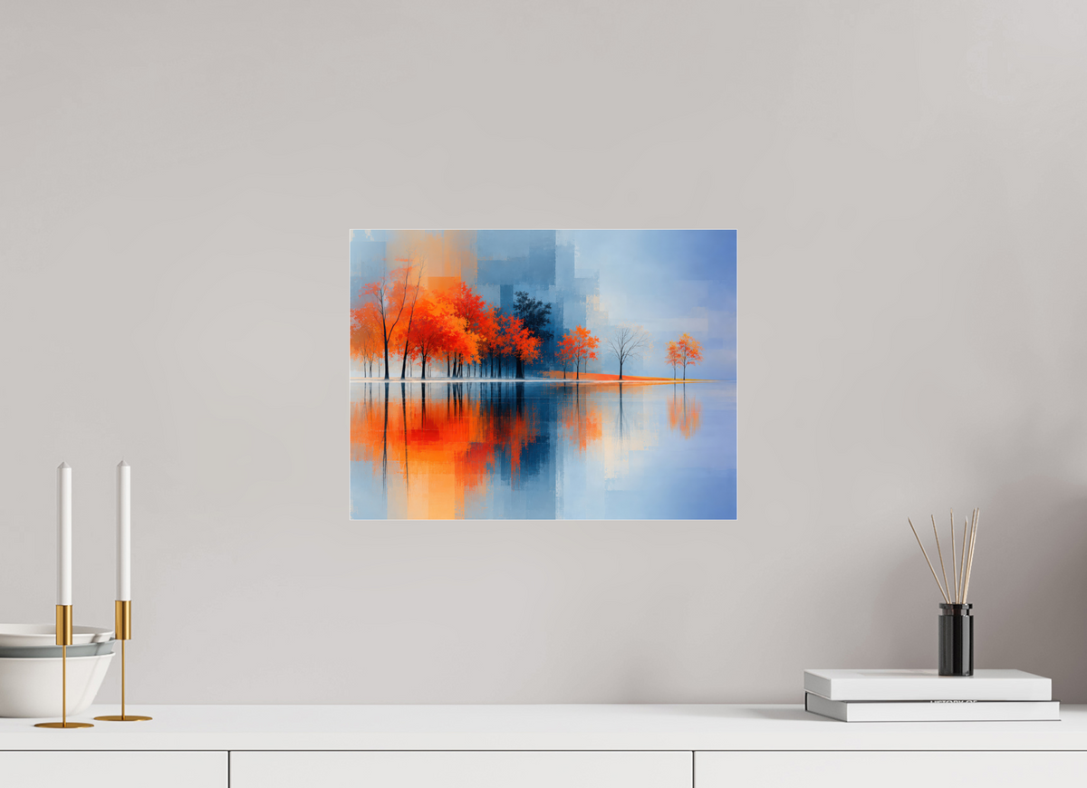 40 x 30 cm, Acrylglas glänzend standard Uferglut