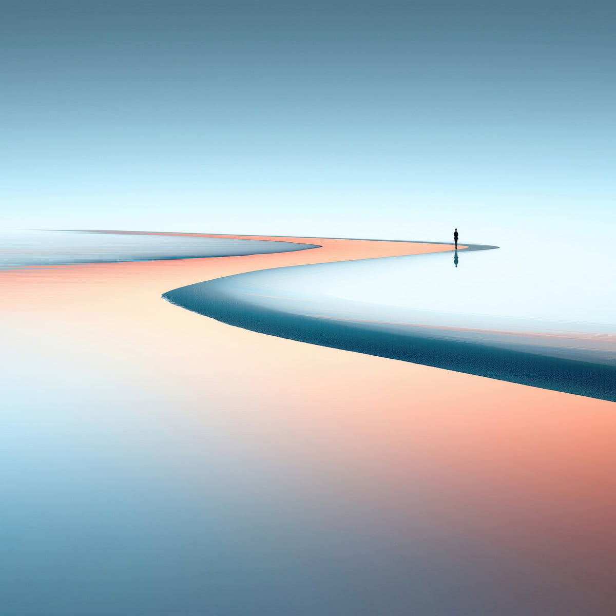 Main image Am Rand der Unendlichkeit—Wandkunst, Fine Art Print, Leinwand, Acryldruck, Alu-Dibond