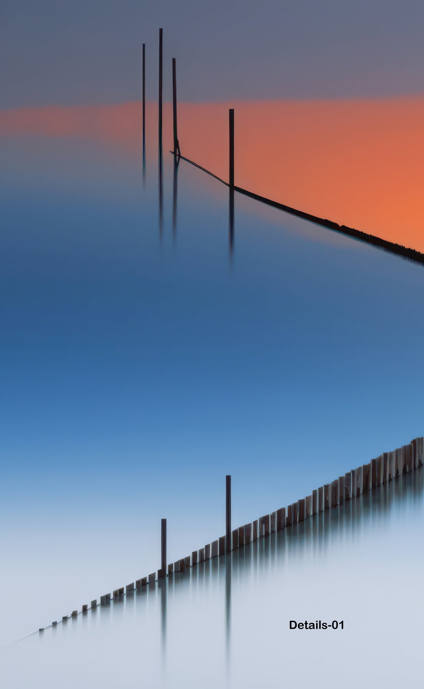 Stille Linien—Wandkunst, Fine Art Print, Leinwand, Acryldruck