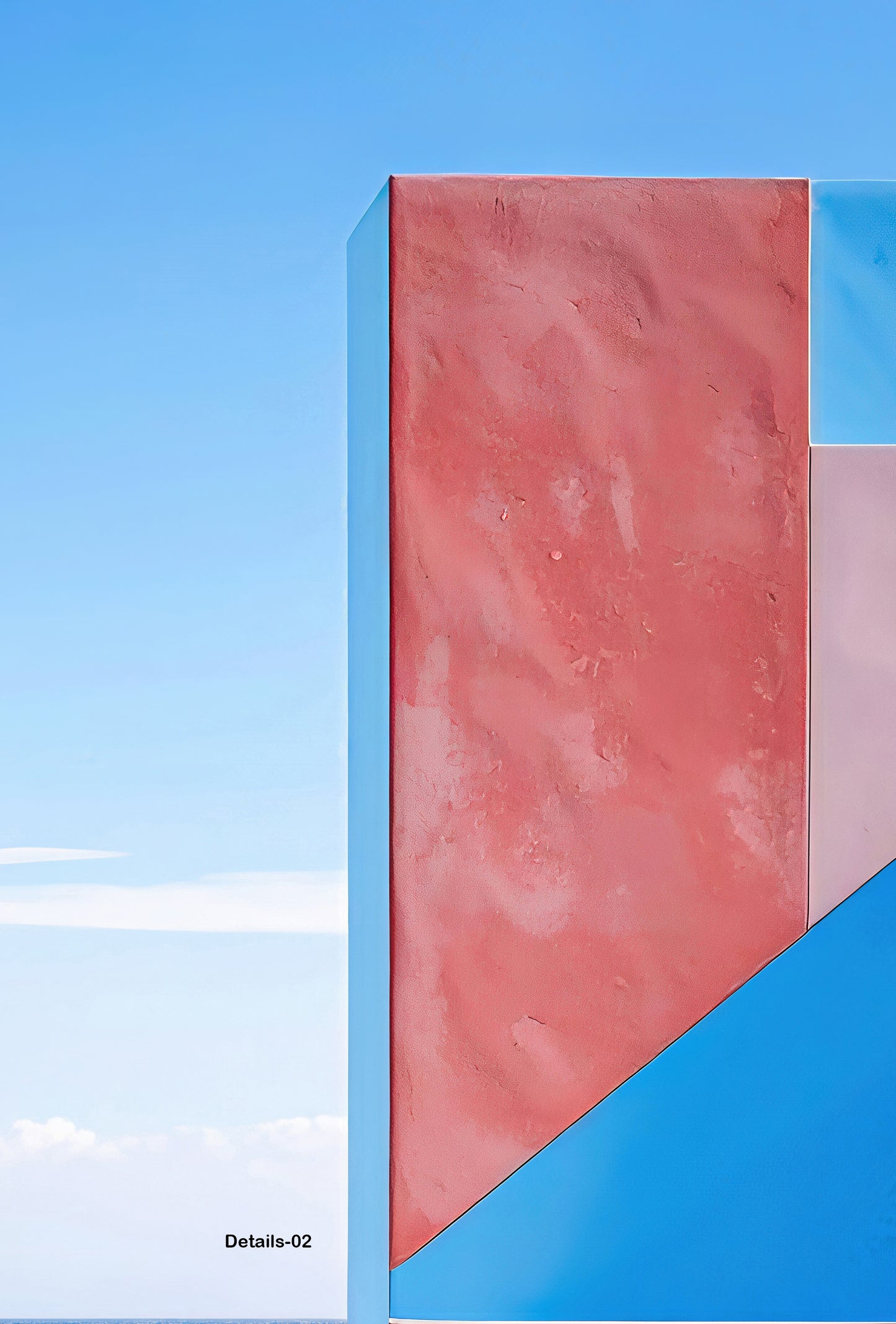 Mauer am Meer-03—Wandkunst, Fine Art Print, Leinwand, Acryldruck