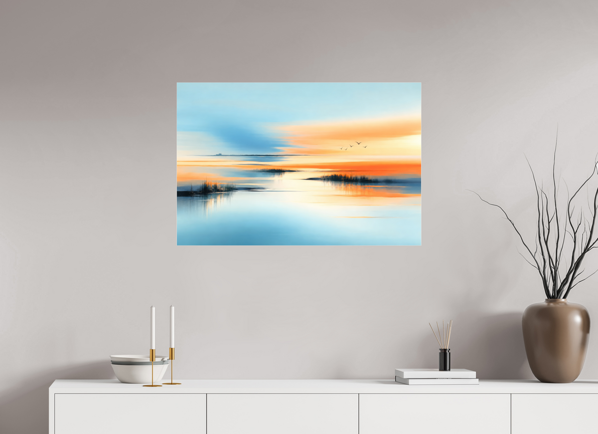 90 x 60 cm, Acrylglas glänzend standard Wenn das Licht verweilt