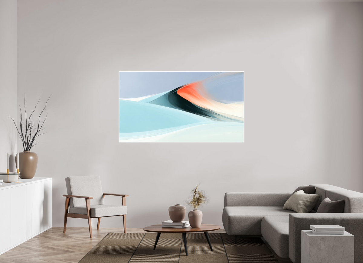 176 x 99 cm, Fine Art Print Hahnemühle Baryta Licht über der Düne