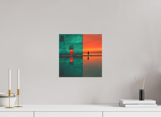 30 x 30 cm, Acrylglas glänzend standard Schwelle zum Meer—Wandkunst, Fine Art Print, Leinwand, Acryldruck, Alu-Dibond