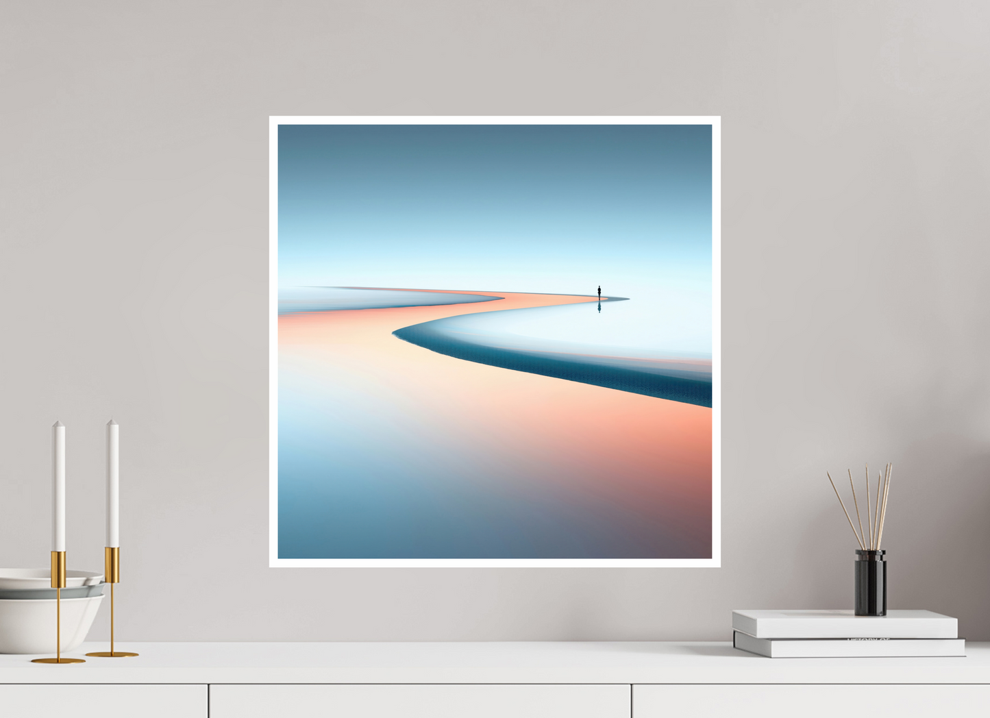 50 x 50 cm, Fine Art Print Hahnemühle Baryta Am Rand der Unendlichkeit