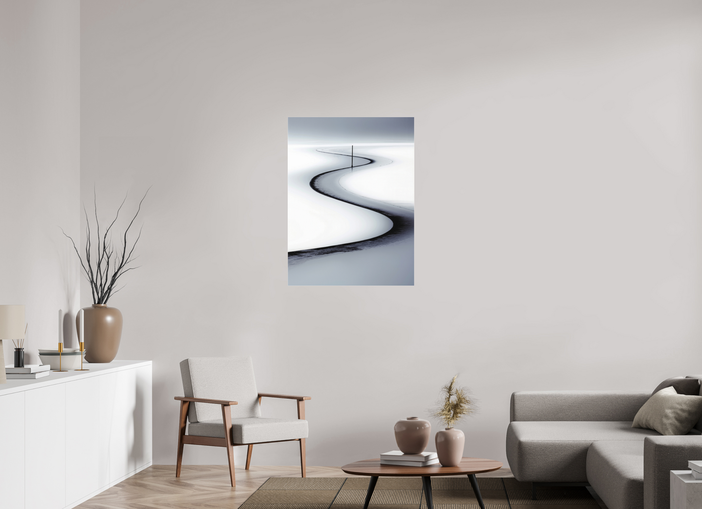75 x 100 cm, Fine Art Pigmentdruck hinter Acrylglas Priel