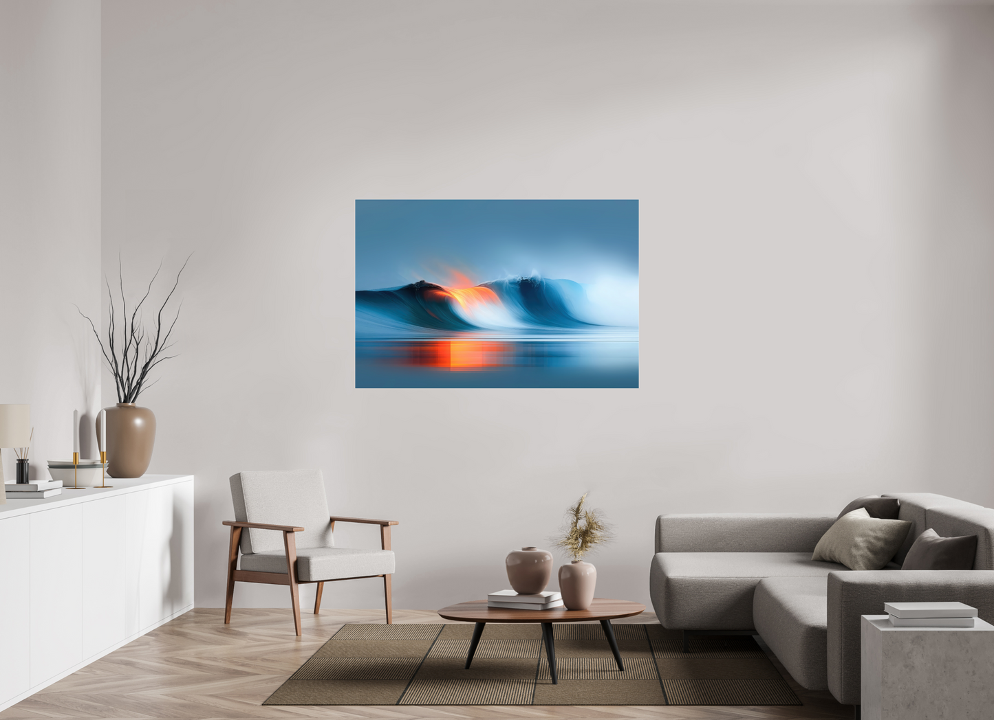 150 x 100 cm, Acrylglas glänzend standard Schwelle im Licht
