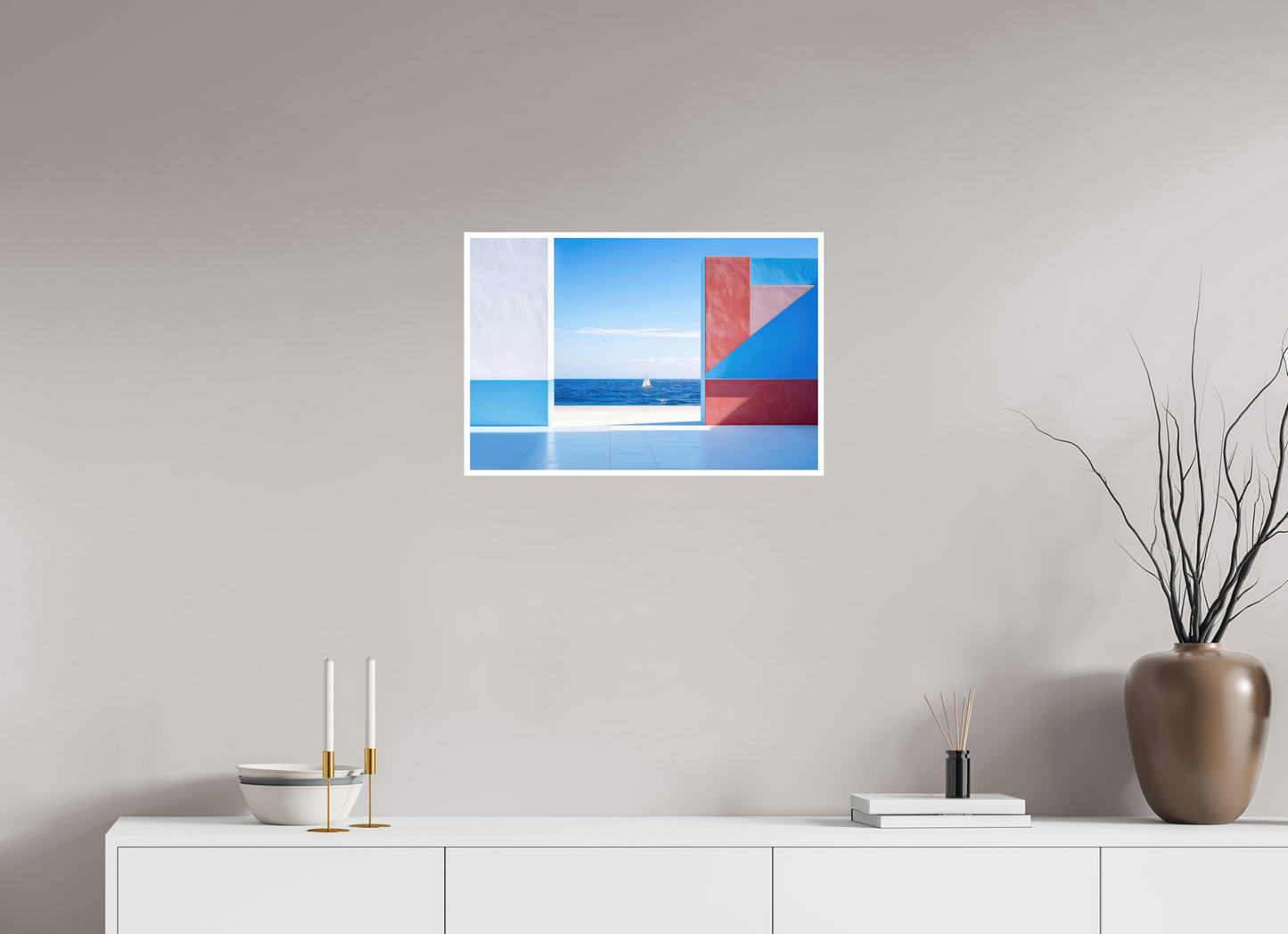 60 x 40 cm, Fine Art Print Hahnemühle Baryta Mauer am Meer-03