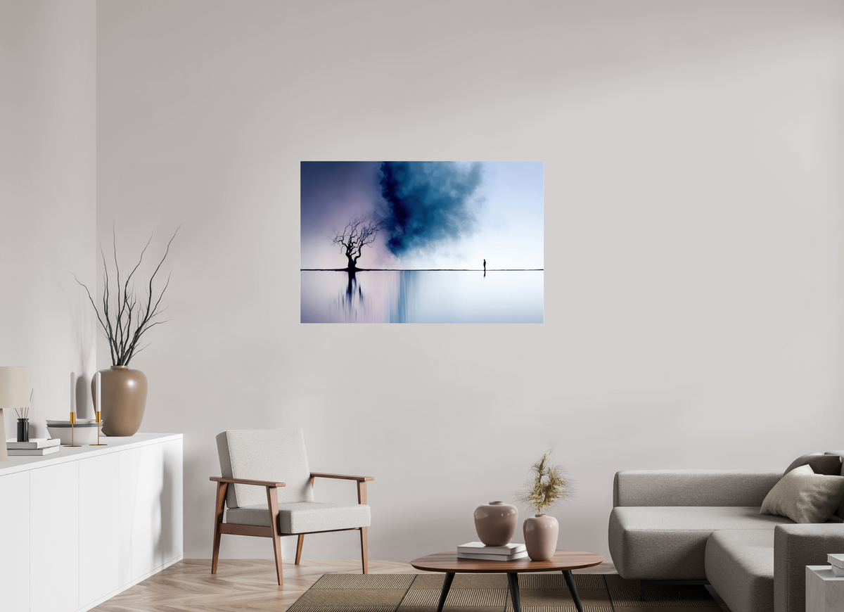 120 x 80 cm, Acrylglas glänzend standard Uferträume-Im Schweigen der Gezeiten