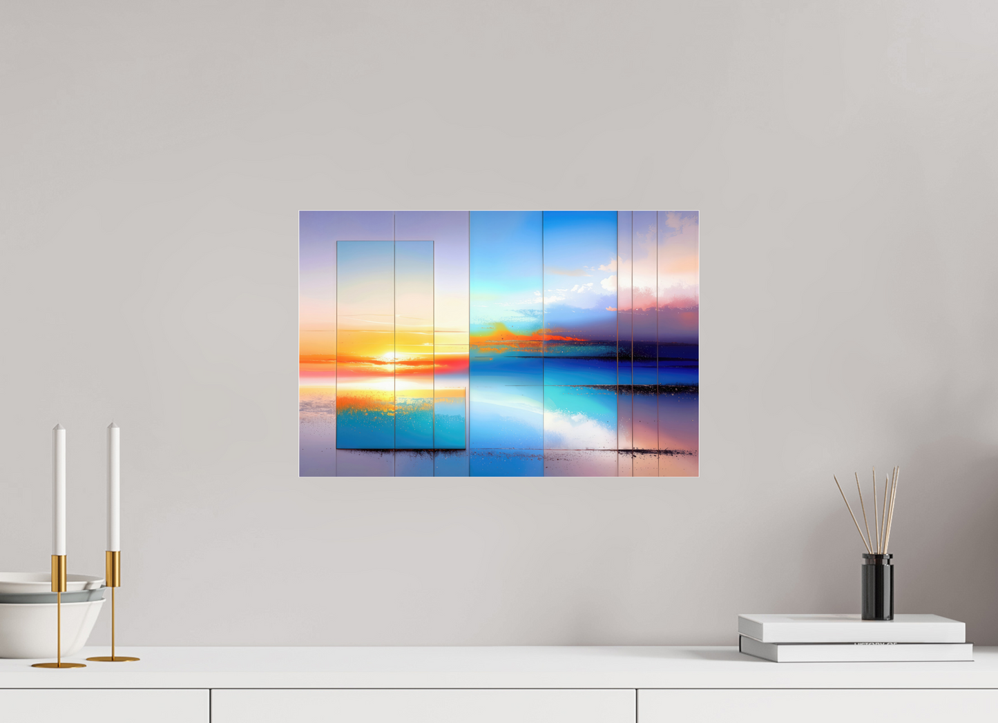 45 x 30 cm, Acrylglas glänzend standard Fenster zum Meer-01