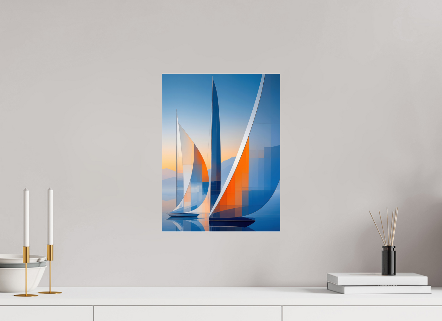 30 x 40 cm, Acrylglas glänzend standard Segelräume