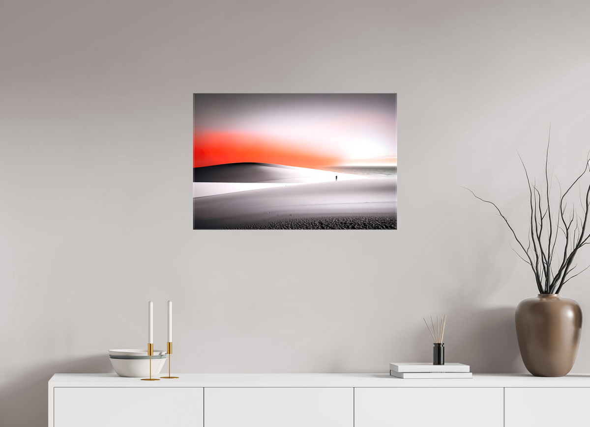 75 x 50 cm, Leinwand glänzend Verloren im Licht—Wandkunst, Fine Art Print, Leinwand, Acryldruck, Alu-Dibond