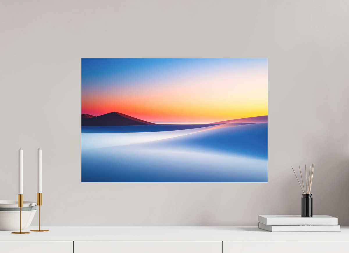 60 x 40 cm, Fine Art Pigmentdruck hinter Acrylglas Die Stille der Dünen-02—Wandkunst, Fine Art Print, Leinwand, Acryldruck, Alu-Dibond
