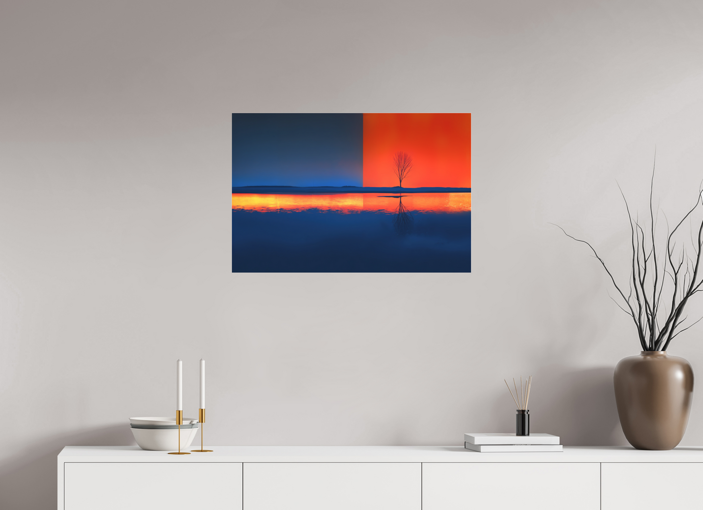 75 x 50 cm, Fine Art Pigmentdruck hinter Acrylglas Grenze des Lichts