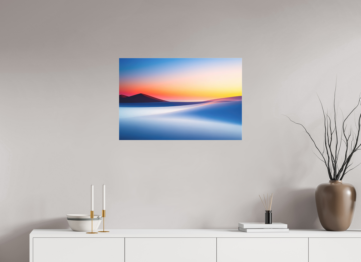 75 x 50 cm, Fine Art Pigmentdruck hinter Acrylglas Die Stille der Dünen-02—Wandkunst, Fine Art Print, Leinwand, Acryldruck, Alu-Dibond