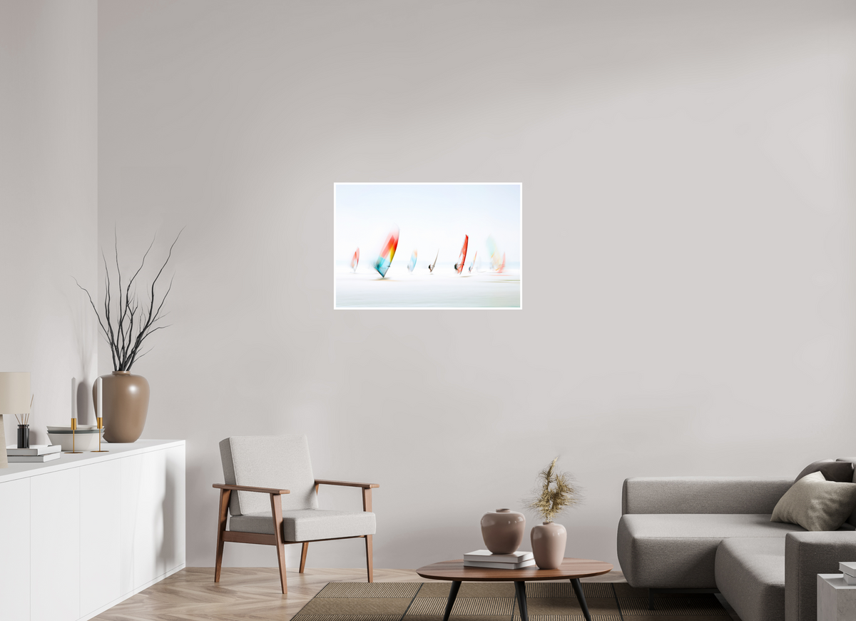 90 x 60 cm, Fine Art Print Hahnemühle Baryta Windspuren-Im offenen Licht