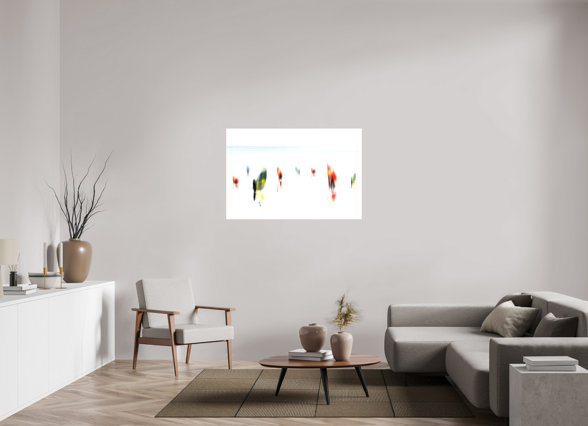 120 x 80 cm, Leinwand glänzend Windspuren-Flüchtige Zeichen
