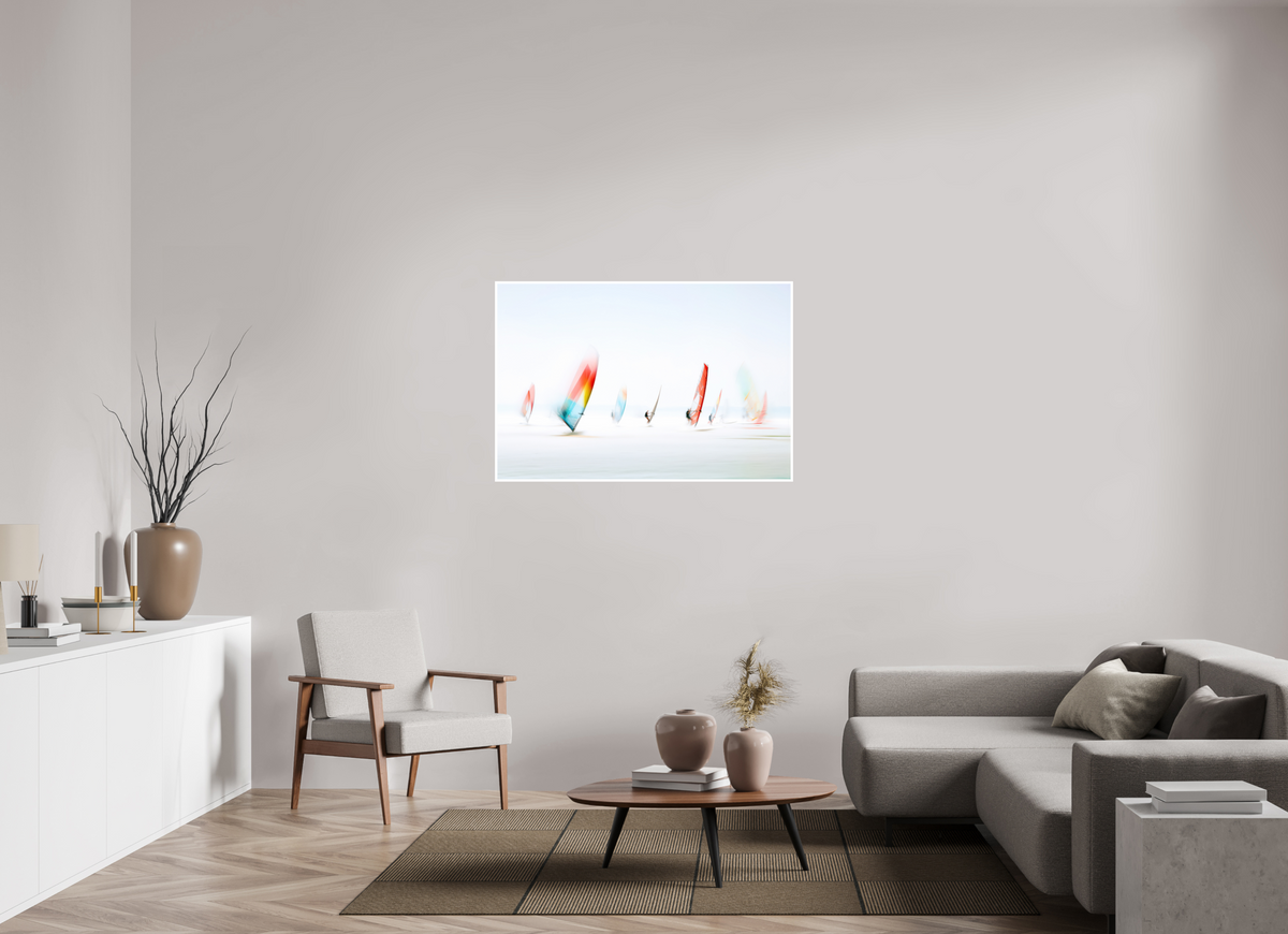 120 x 80 cm, Fine Art Print Hahnemühle Baryta Windspuren-Im offenen Licht