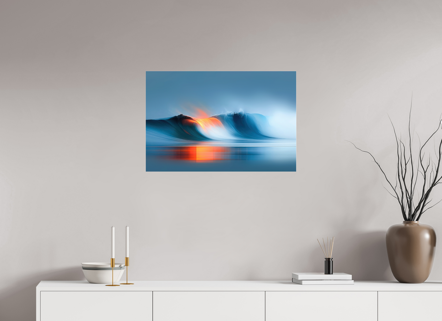 75 x 50 cm, Acrylglas glänzend standard Schwelle im Licht