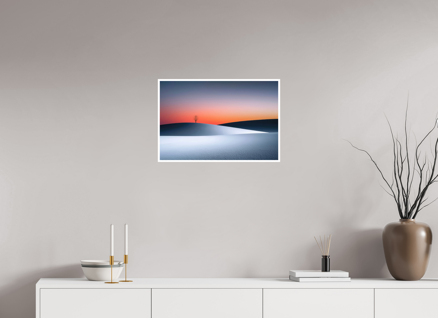 60 x 40 cm, Fine Art Print Hahnemühle Baryta Kälte und Glut