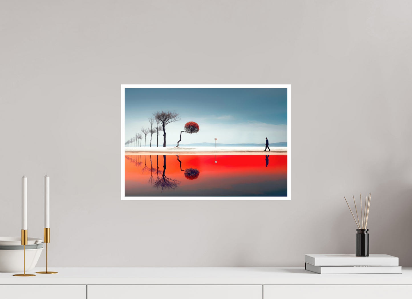 45 x 30 cm, Fine Art Print Hahnemühle Baryta Der Weg durch den Traumraum