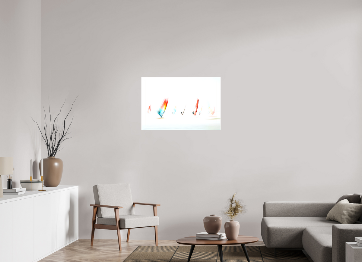 90 x 60 cm, Leinwand glänzend Windspuren-Im offenen Licht
