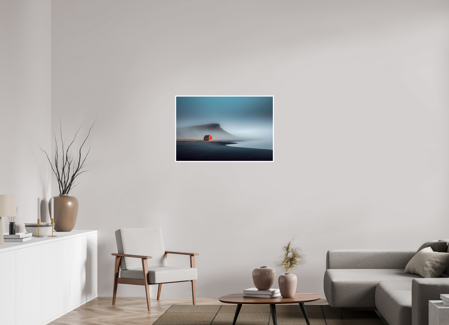 90 x 60 cm, Fine Art Print Hahnemühle Baryta Haus am Meer-01