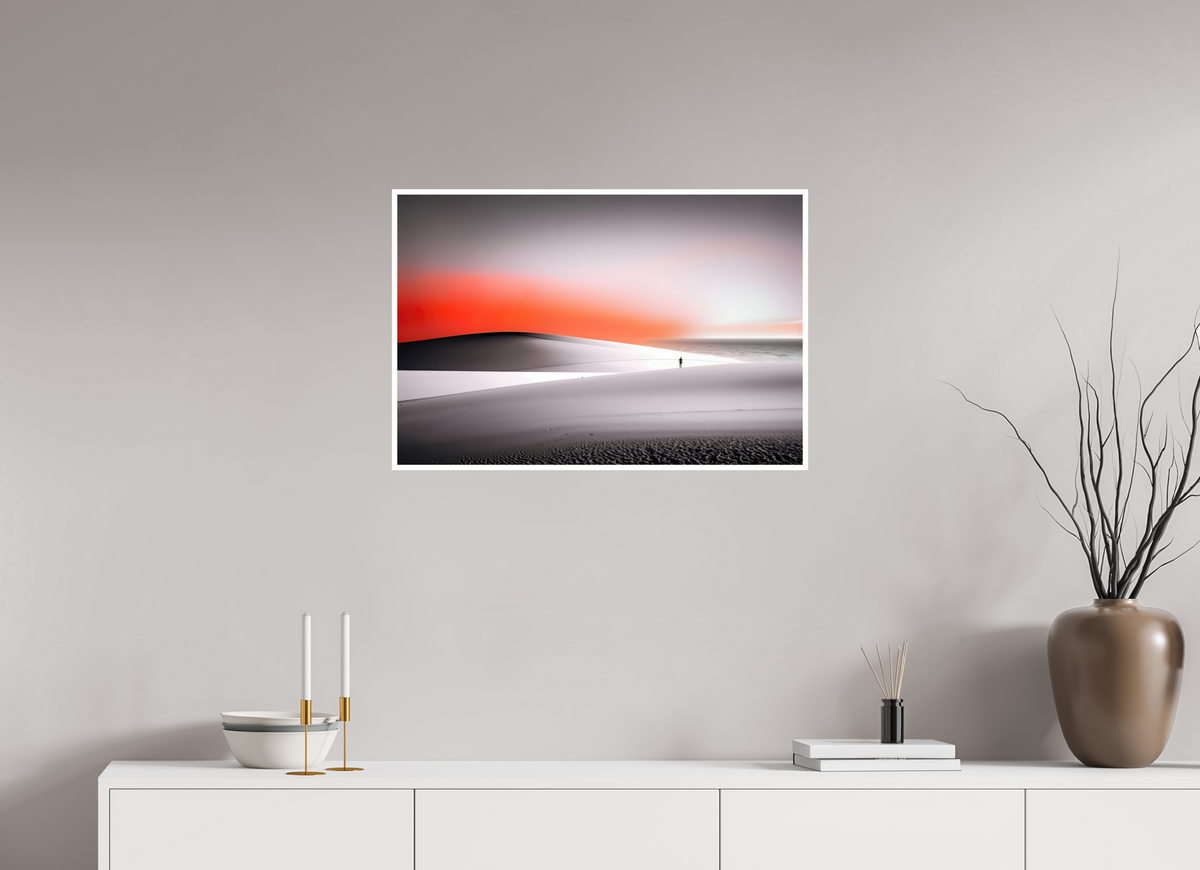 75 x 50 cm, Fine Art Print Hahnemühle Baryta Verloren im Licht—Wandkunst, Fine Art Print, Leinwand, Acryldruck, Alu-Dibond