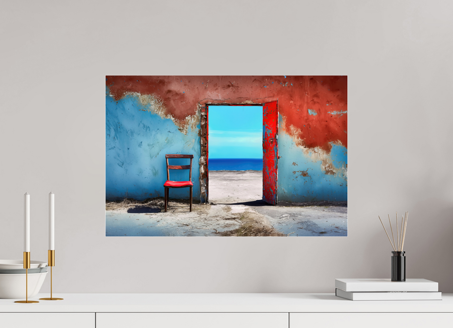 60 x 40 cm, Acrylglas glänzend standard Meeresblick-03