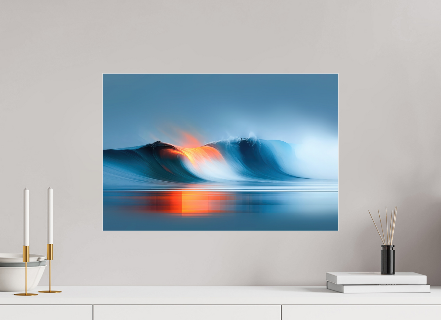60 x 40 cm, Acrylglas glänzend standard Schwelle im Licht