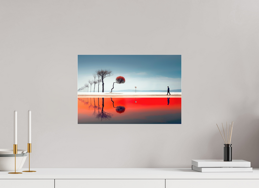 45 x 30 cm, Acrylglas glänzend standard Der Weg durch den Traumraum—Wandkunst, Fine Art Print, Leinwand, Acryldruck, Alu-Dibond