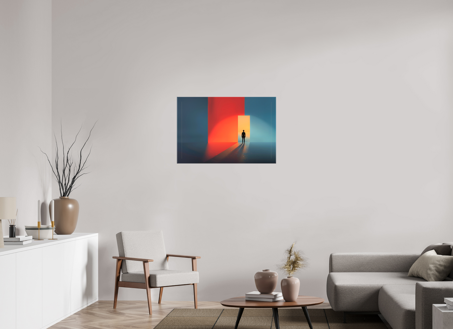 90 x 60 cm, Leinwand glänzend Tor zum Meer-03