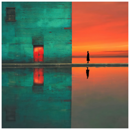 Main image Schwelle zum Meer—Wandkunst, Fine Art Print, Leinwand, Acryldruck, Alu-Dibond