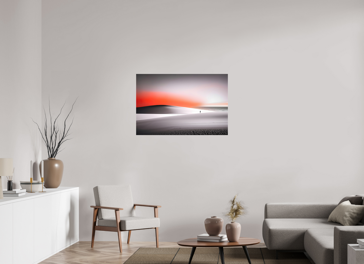 105 x 70 cm, Fine Art Pigmentdruck hinter Acrylglas Verloren im Licht—Wandkunst, Fine Art Print, Leinwand, Acryldruck, Alu-Dibond