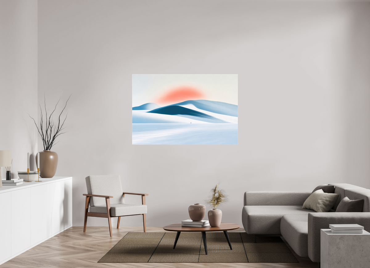 150 x 100 cm, Acrylglas glänzend standard Spur in der Stille