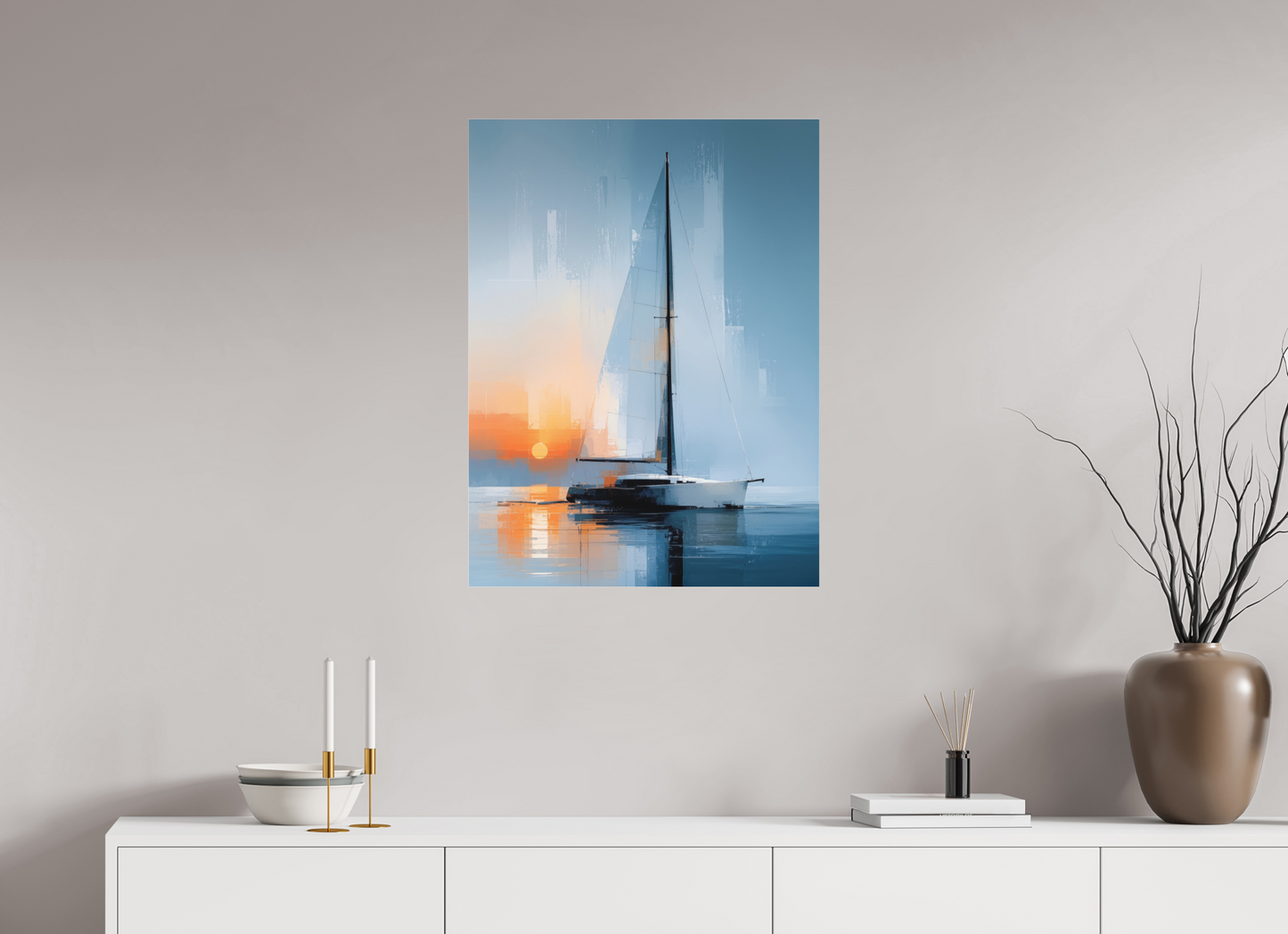 60 x 80 cm, Fine Art Pigmentdruck hinter Acrylglas Stille Passage