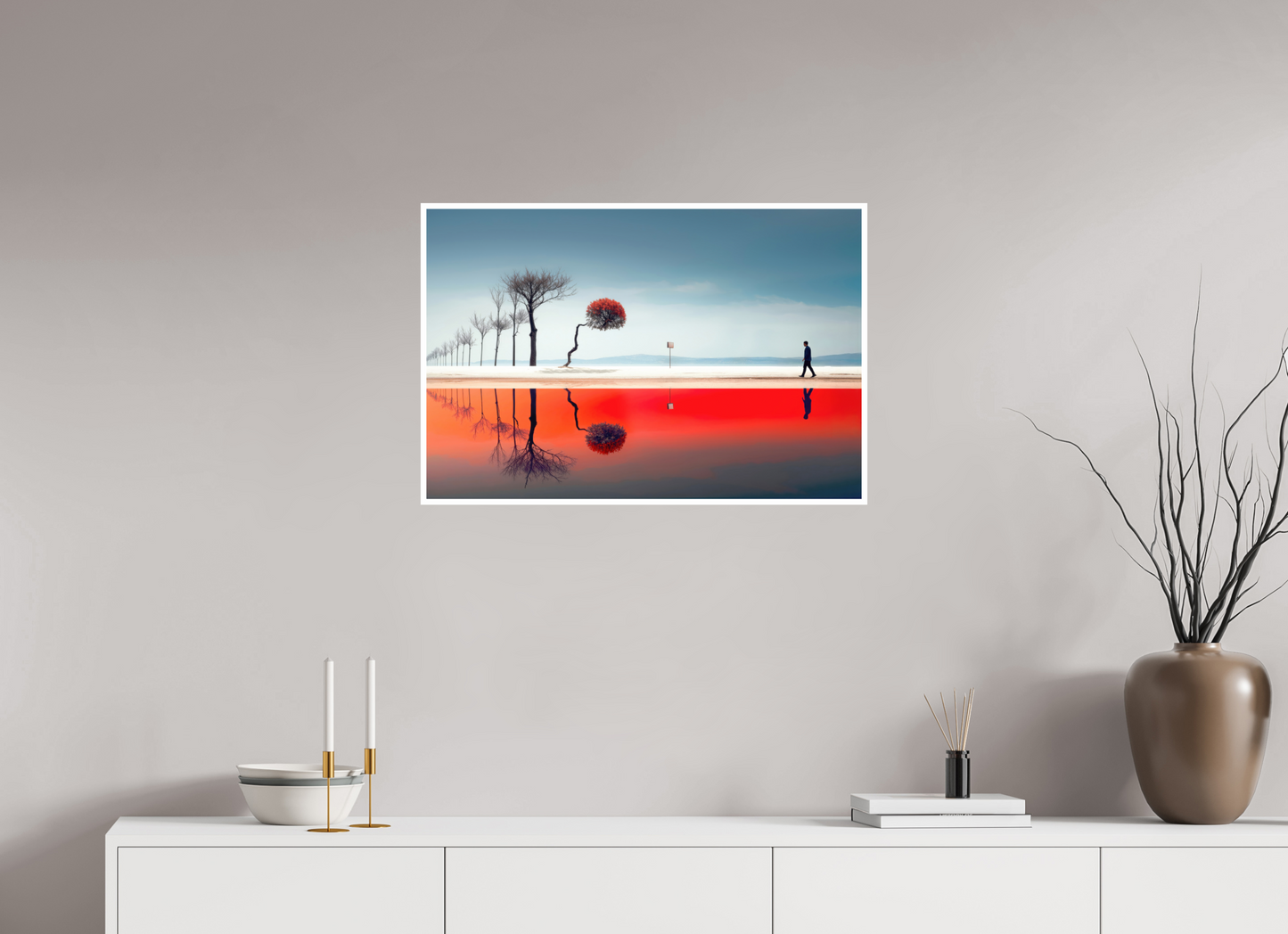 75 x 50 cm, Fine Art Print Hahnemühle Baryta Der Weg durch den Traumraum