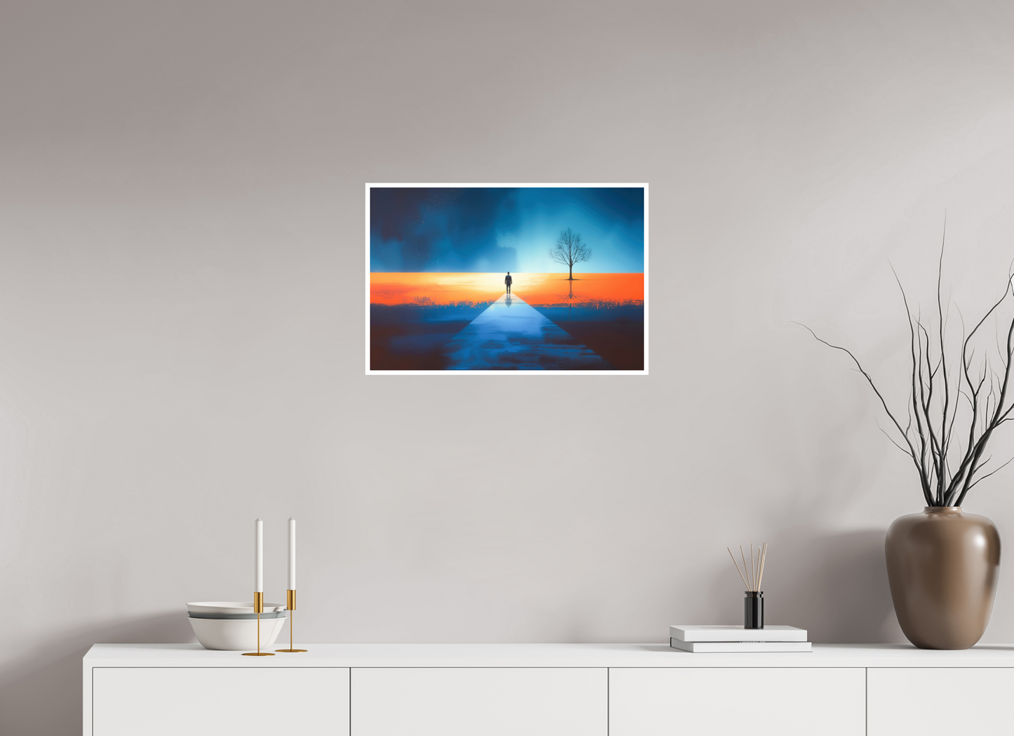 60 x 40 cm, Fine Art Print Hahnemühle Baryta Der Pfad ins Zwischenlicht