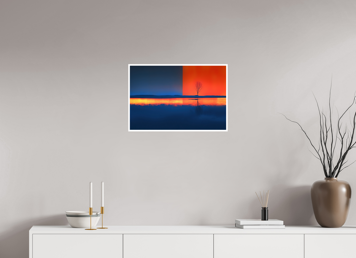 60 x 40 cm, Fine Art Print Hahnemühle Baryta Grenze des Lichts—Wandkunst, Fine Art Print, Leinwand, Acryldruck, Alu-Dibond