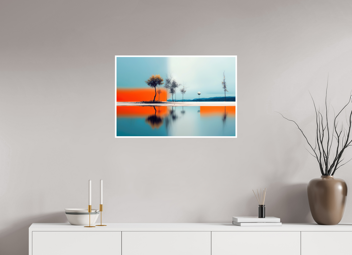 75 x 50 cm, Fine Art Print Hahnemühle Baryta Horizont der Gegensätze—Wandkunst, Fine Art Print, Leinwand, Acryldruck, Alu-Dibond