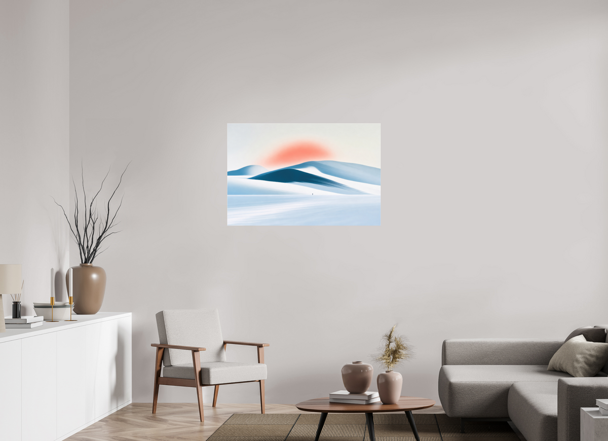 105 x 70 cm, Acrylglas glänzend standard Spur in der Stille